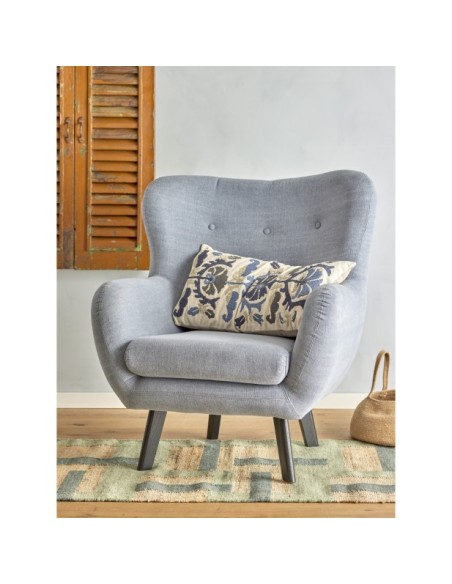 Sillón BEAU, Algodón Azul - Bloomingville