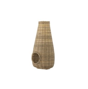 Farol OTTINE Ø24x50 cm, Bambú Nat / Cristal - Bloomingville; 82064337 2