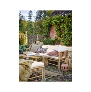 Sofá Modular KORFU (Esquina Derecha), Bambú Natural - Bloomingville 2