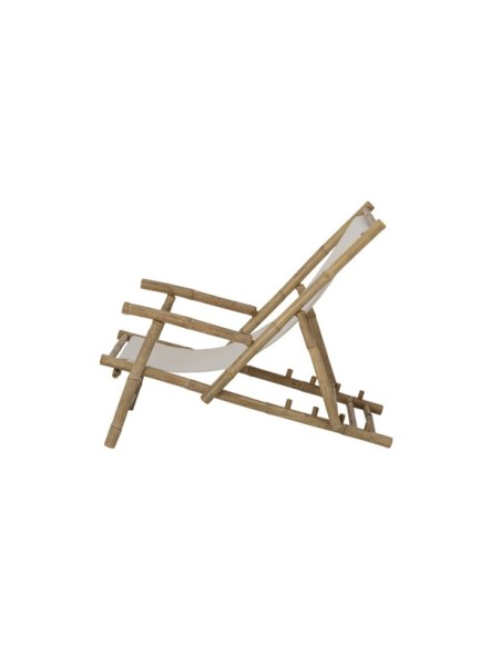 Tumbona KORFU, Bambú / Textil Natural - Bloomingville