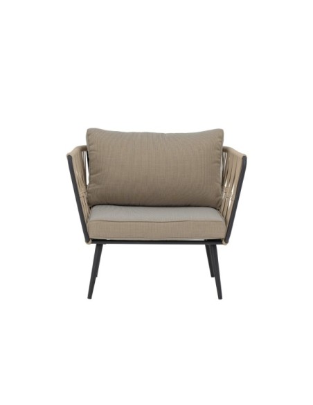 Sillón Exterior PAVONE, Metal / Cuerda Marrón - Bloomingville 82064370