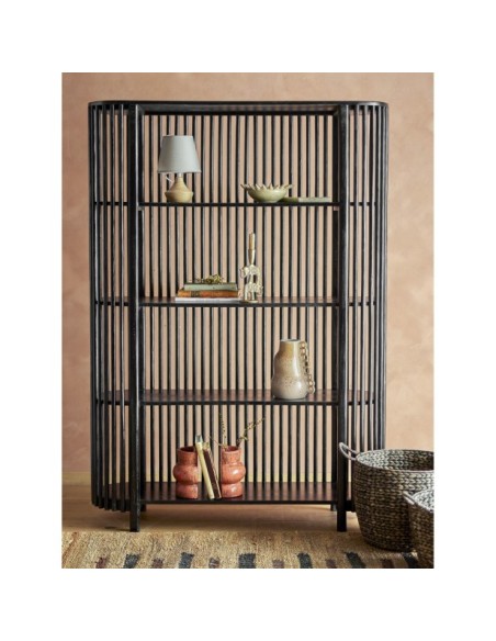Estantería SALI, Mango Negro - Bloomingville