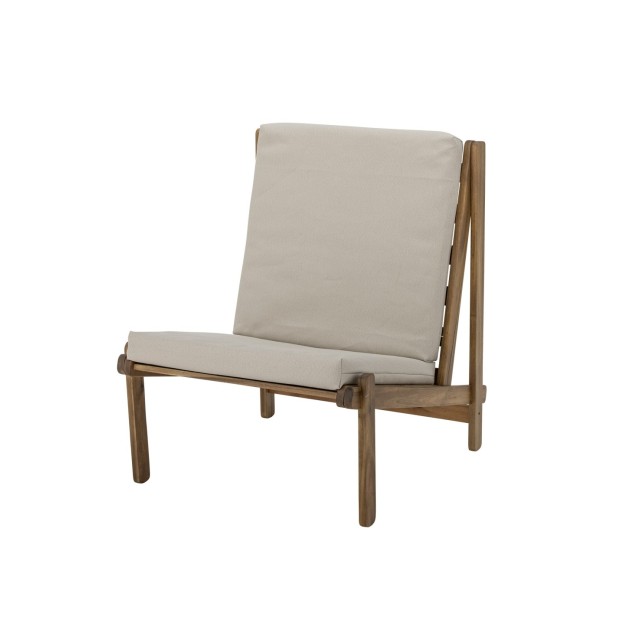 Gani Lounge Chair, Nature, Acacia - Bloomingville