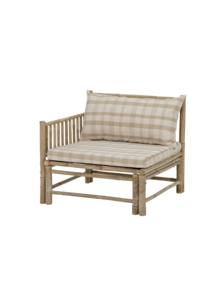 Sofá Modular KORFU (Esquina Izquierda), Bambú Natural - Bloomingville