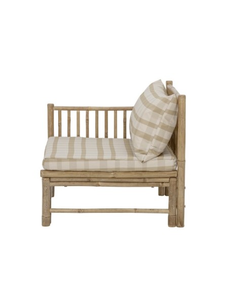 Sofá Modular KORFU (Esquina Izquierda), Bambú Natural - Bloomingville