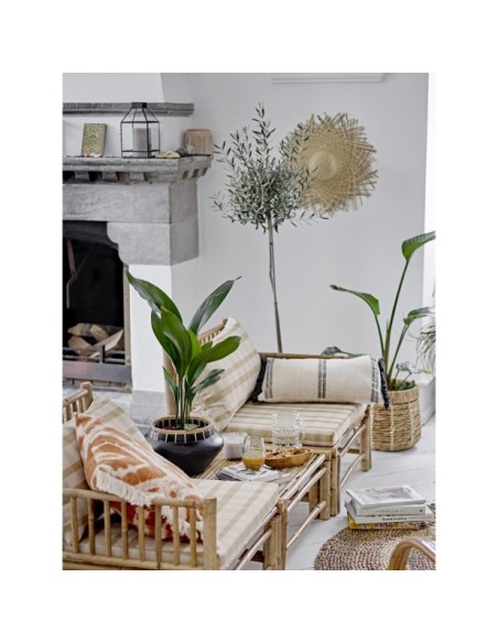 Sofá Modular KORFU (Esquina Izquierda), Bambú Natural - Bloomingville