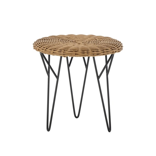 Roccas Coffee Table, Brown, Polyrattan - Bloomingville