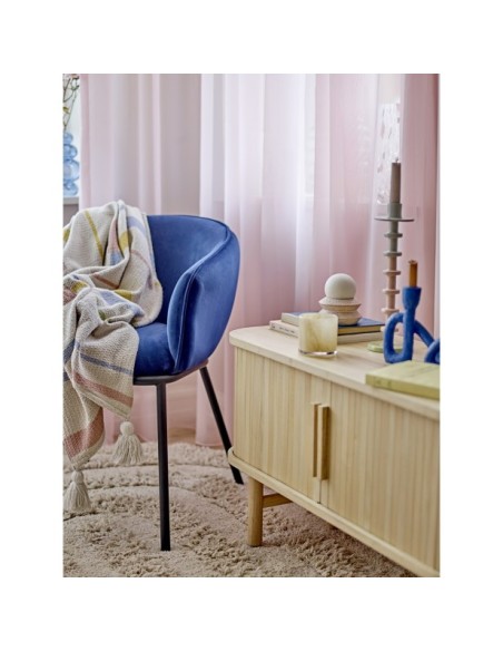 Silla con Brazos CORTONE, Poliéster Reciclado / Azul - Bloomingville