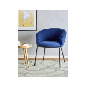 Silla CORTONE, Poliéster Reciclado / Azul - Bloomingville; 82064251 2