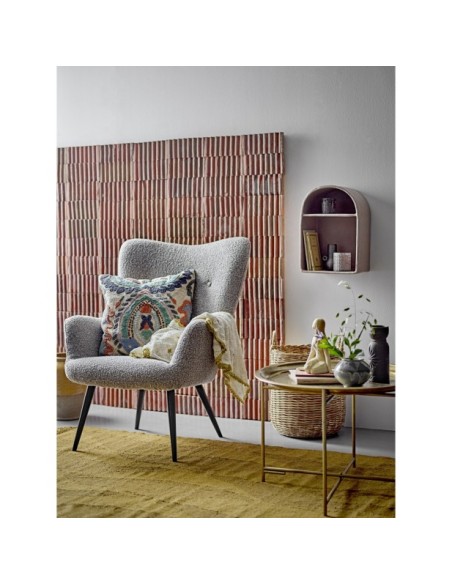 Sillón PERRY, Poliéster / Natural - Bloomingville