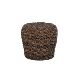 Taburete bajo TASSE, Abaca Marrón - Bloomingville; Vackart; 82055560