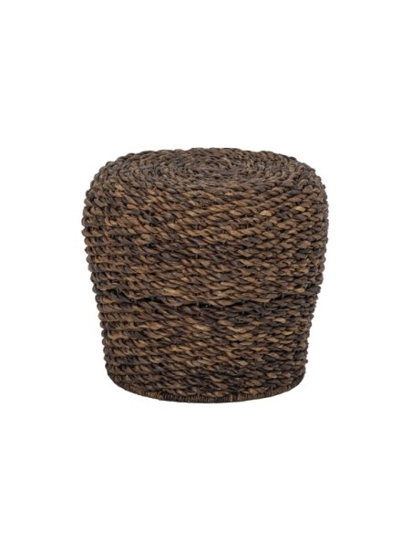 Taburete bajo TASSE, Abaca Marrón - Bloomingville; Vackart; 82055560