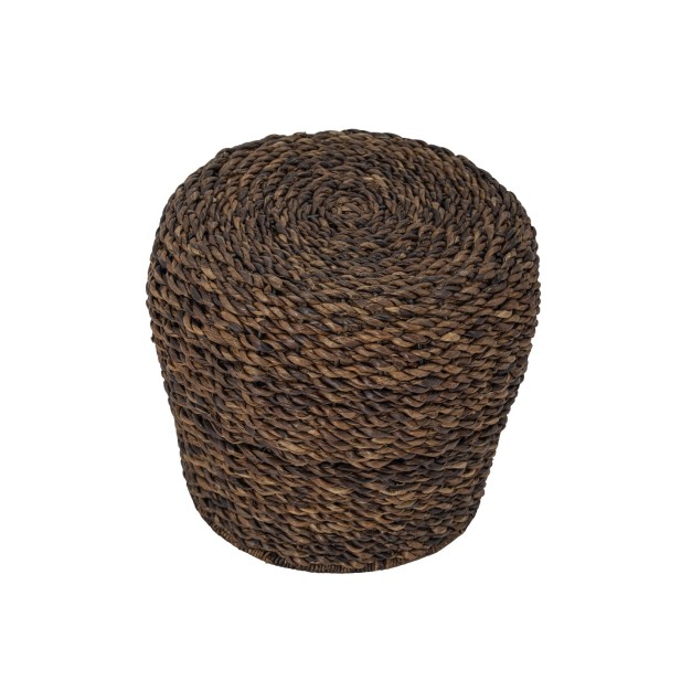 Taburete bajo TASSE, Abaca Marrón -...