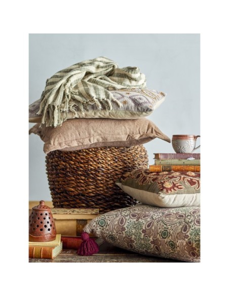 Taburete bajo TASSE, Abaca Marrón - Bloomingville