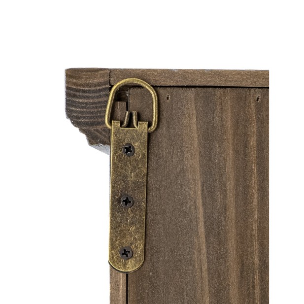 Aparador Vitrina HAZEM, Madera Azul /...