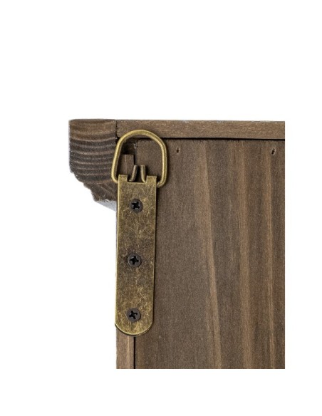 Aparador Vitrina HAZEM, Madera Azul / Cristal - Bloomingville