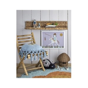 Silla Mini Plegable SOLE, Bambú Natural - Bloomingville; 82055241 2