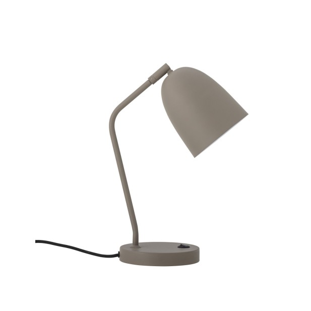 Lemar Table lamp, Grey, Metal - Bloomingville