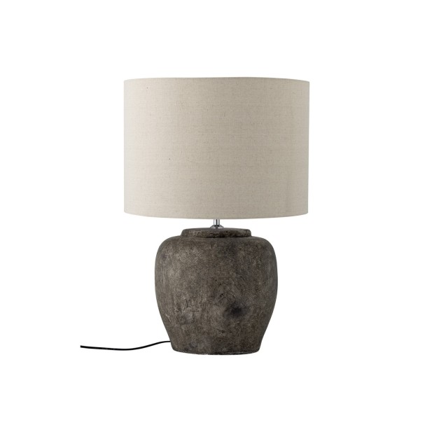 Isabelle Table lamp, Grey, Stoneware - Bloomingville