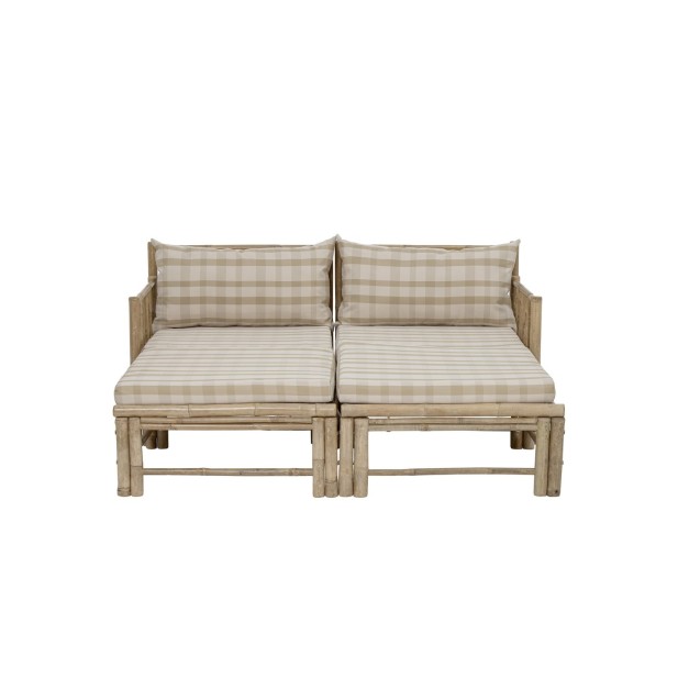 Puf Modular KORFU, Bambú Natural -...