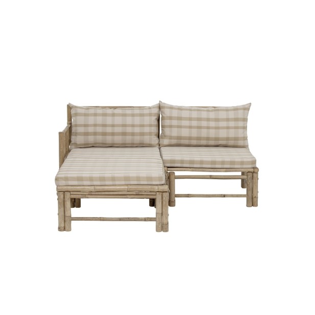 Puf Modular KORFU, Bambú Natural -...