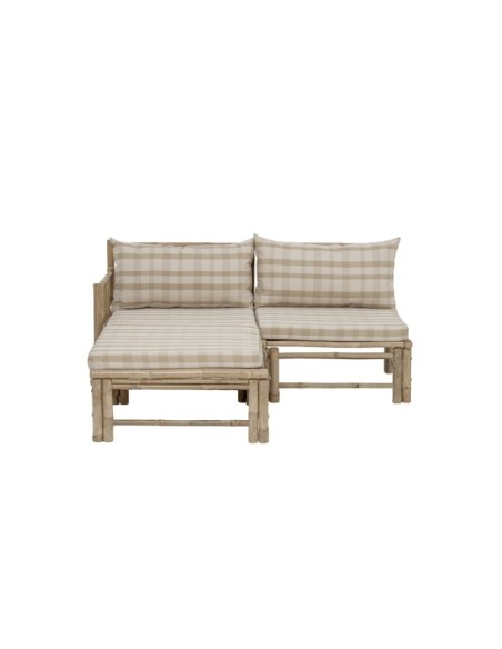 Puf Modular KORFU, Bambú Natural - Bloomingville