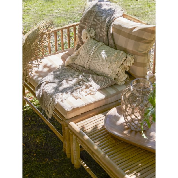 Puf Modular KORFU, Bambú Natural -...