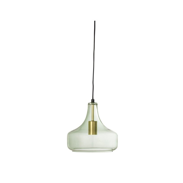 Yuser Pendant Lamp, Green, Glass - Bloomingville