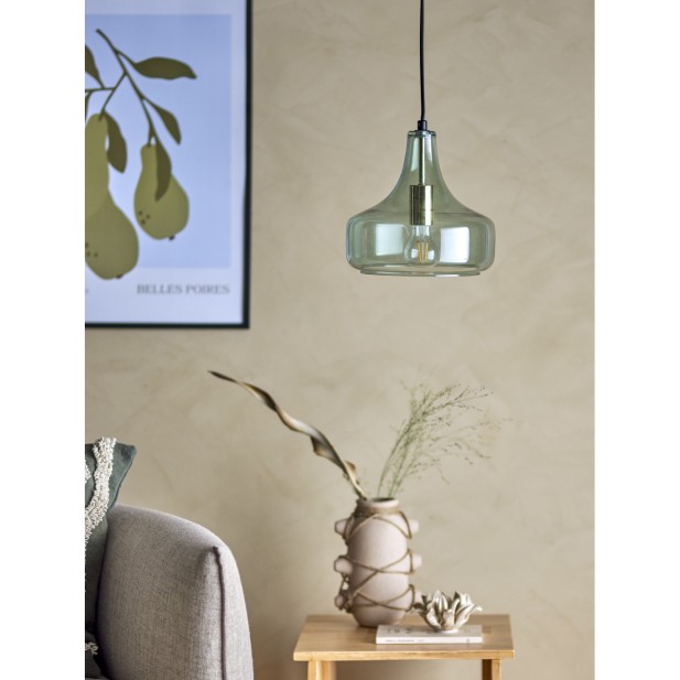 Lámpara de Techo YUSER, Cristal Verde...