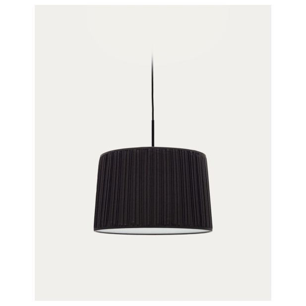 Pantalla para lámpara de techo Guash negro Ø 40 cm - Kave Home