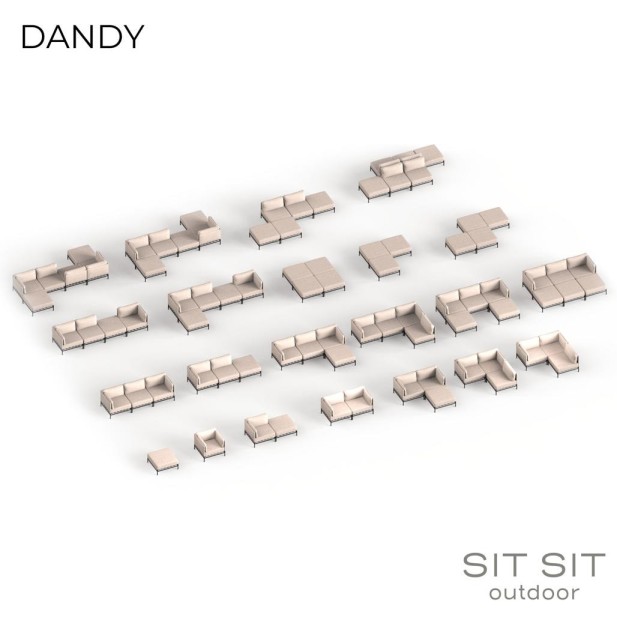 "DANDY" 3 + SINGLE MODULE -  DARK...