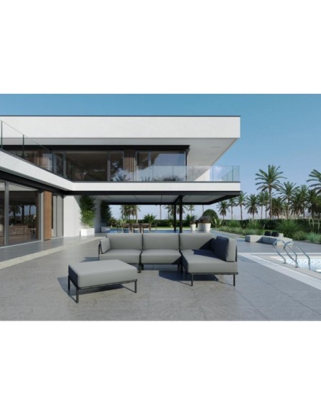 "SALVE" PUF MODULE -  GRAY - Sit Sit