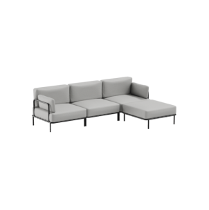 "SALVE" 3' + PUF MODULE -  GRAY - Sit Sit