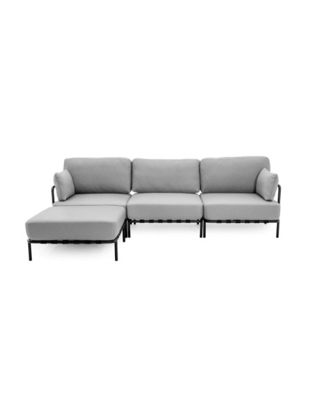 "SALVE" 3' + PUF MODULE -  GRAY - Sit Sit