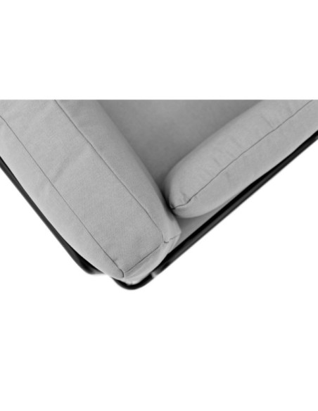 "SALVE" 3' + SINGLE AND PUF MODULE -  GRAY - Sit Sit