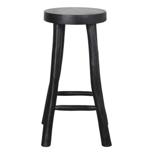 Taburete Alto DRIFT 72 cm, Madera Negra 2