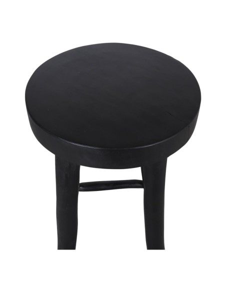 Taburete Alto DRIFT 72 cm, Madera Negra - detalle
