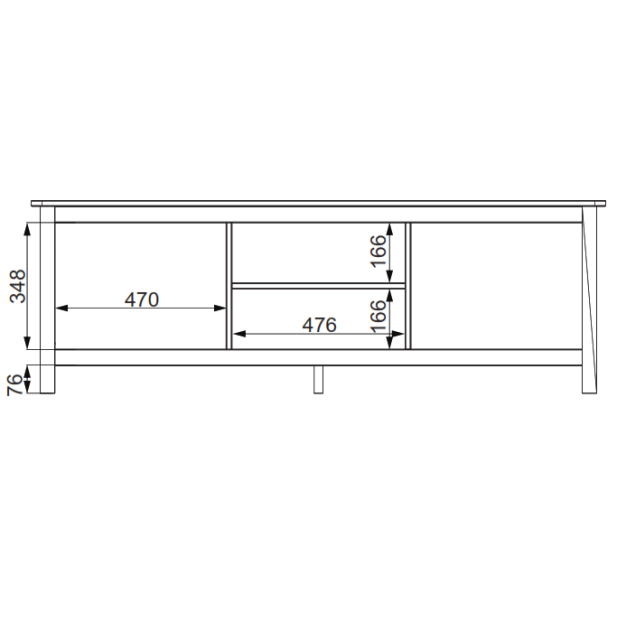 Mueble TV MARK, Madera Verde Caqui /...