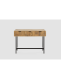 Consola WAVY 100 cm, Mango Natural / Metal
