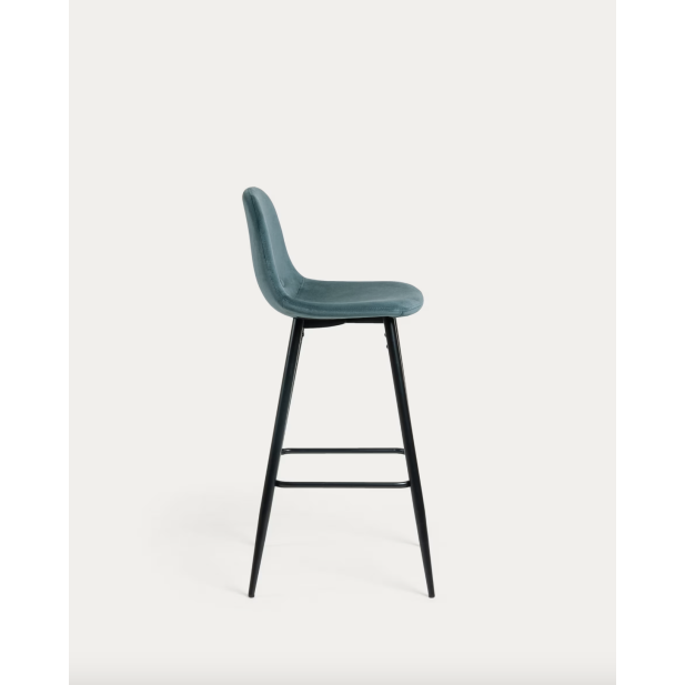 Taburete Nolite terciopelo turquesa... Taburete Nolite terciopelo turquesa...