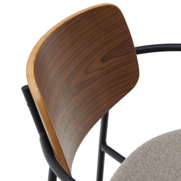 Silla Maureen chapa de nogal...