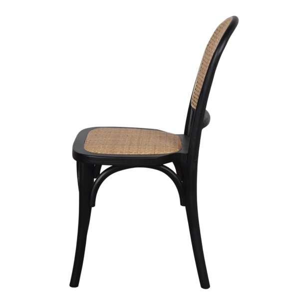 Silla VIVENDI, madera de olmo negra Silla VIVENDI, madera de olmo negra
