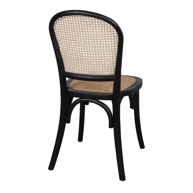Silla VIVENDI, madera de olmo negra Silla VIVENDI, madera de olmo negra
