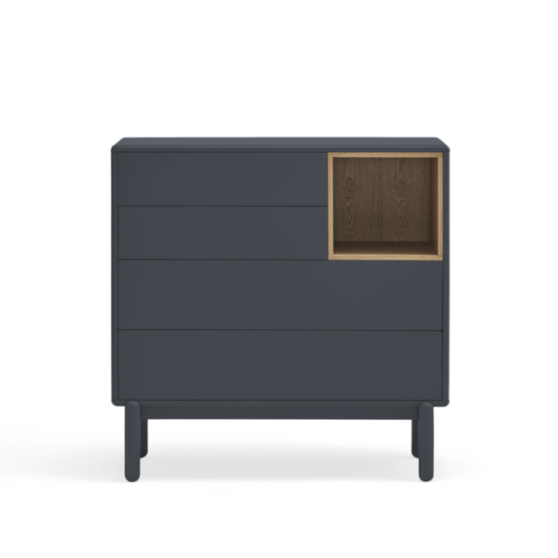 Cómoda CORVO 90x40 cm, DM Gris...