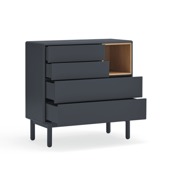 Cómoda CORVO 90x40 cm, DM Gris...