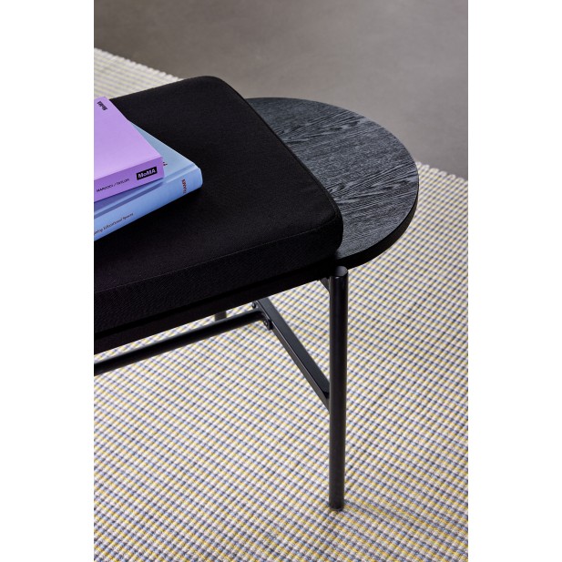 Banco NORM, Madera / Metal Negro -...