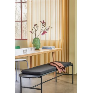 Banco NORM, Madera / Metal Negro - Hübsch. Vackart 2