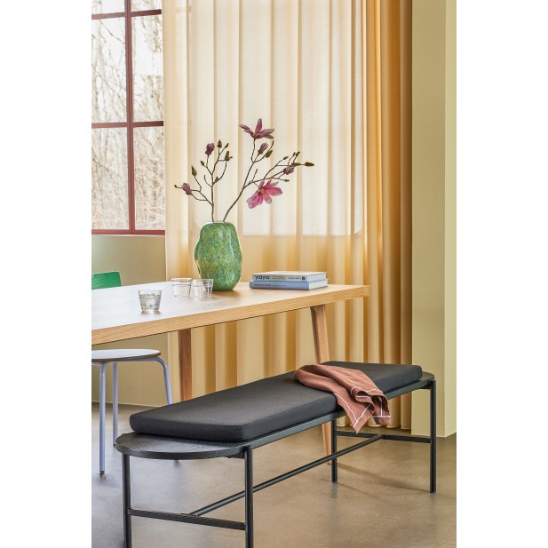 Banco NORM, Madera / Metal Negro -...