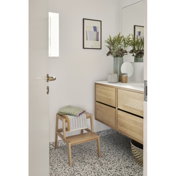 Taburete ALP, Roble Natural - Hübsch Taburete ALP, Roble Natural - Hübsch