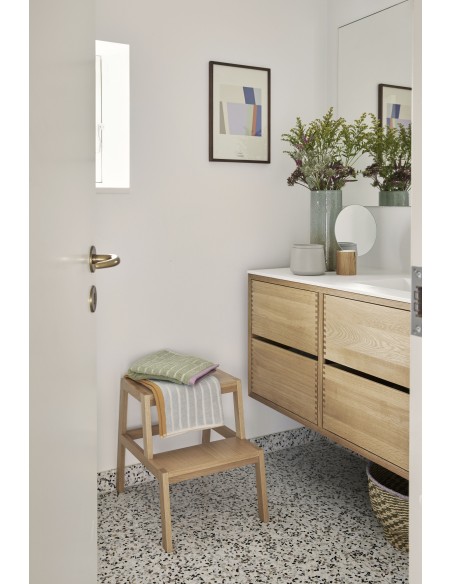 Taburete ALP, Roble Natural - Hübsch